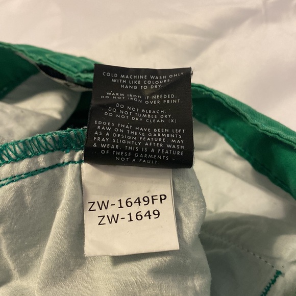 Zee Gee Why Green Pants, size 27. - Picture 6 of 6